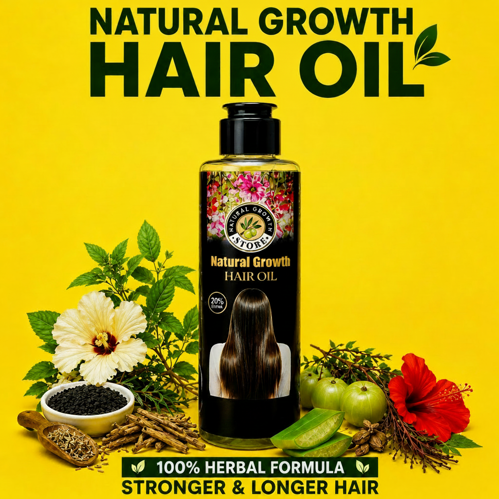Natural Growth Hair Oil